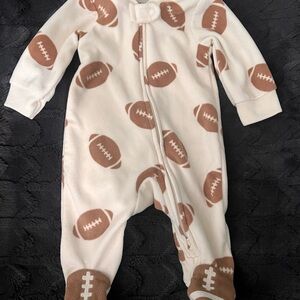 Carter's Brown Football Onesie